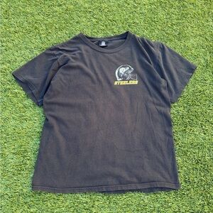Vintage Black Steelers Graphic T-Shirt